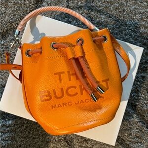 Marc Jacob orange tote bag